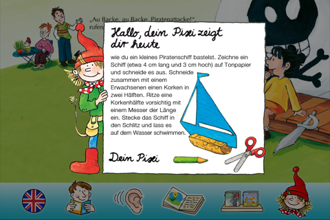 Pixi Book "Max Builds a Pirate Ship" for iPhone screenshot 4
