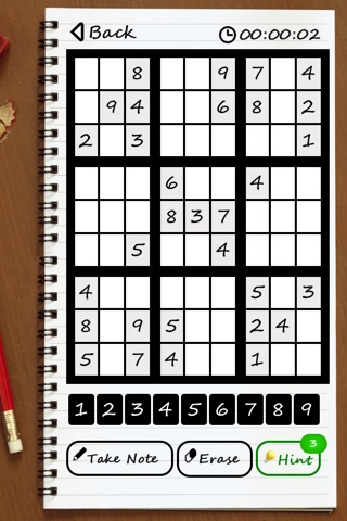 Sudoku Fun - Free Classic Brain Logic Strategy Puzzle Game screenshot 2