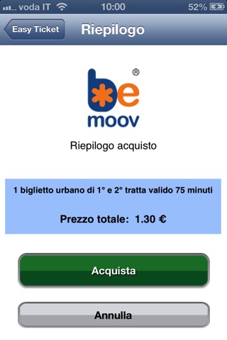 Easy ticket - biglietti per bus e tram di Padova screenshot 2