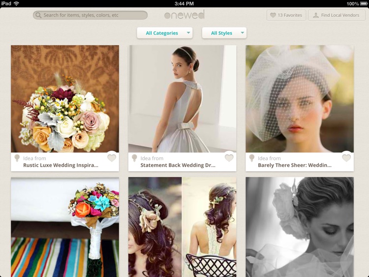 Wedding Inspiration and Planner from OneWed