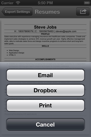 Resume Pro screenshot 4