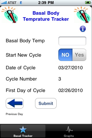 Basal Body Temperature Tracker screenshot 4