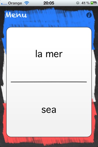 French Vocab Master screenshot 2