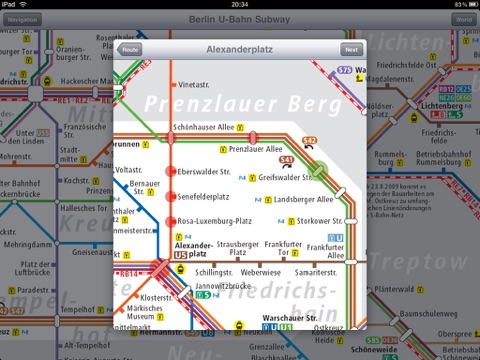 Berlin Subway for iPad screenshot 4