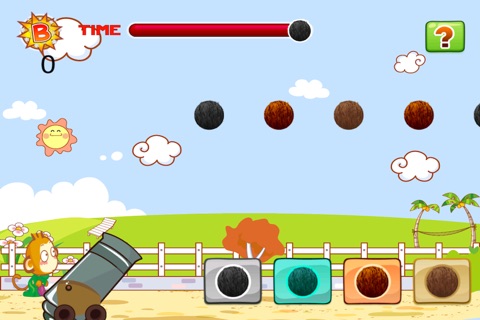 Coconuts blaster - The fast color shooting game - Free Edition screenshot 2