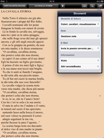 Pascoli: Tutte le poesie for iPad screenshot 4