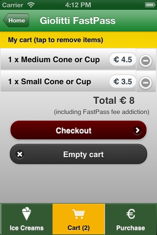 Giolitti FastPass screenshot 3