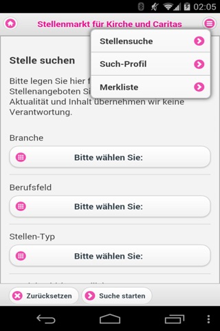 DKM Stellenmarkt Mobile screenshot 2