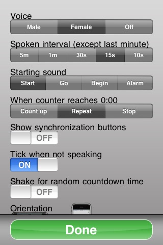 Audible Timer screenshot 3