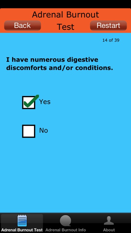Adrenal Burnout Test App
