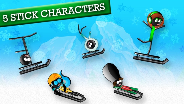 Stickman Luge - Winter Games!(圖2)-速報App