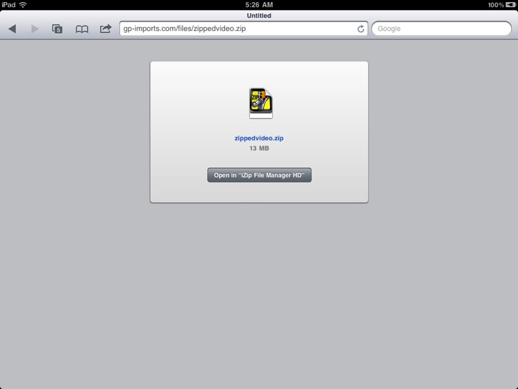 Zip File Manager HD for iPad screenshot-3