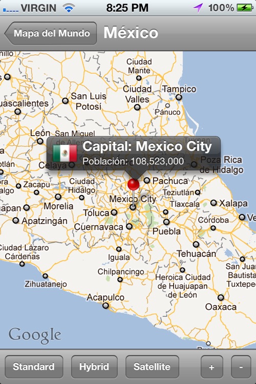 Mapa del Mundo