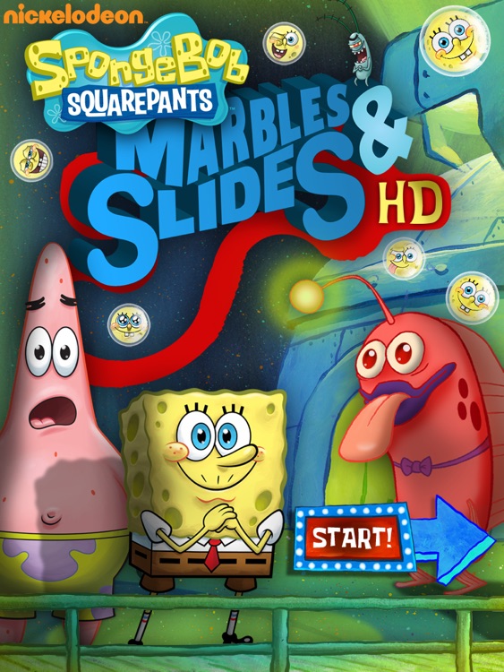 SpongeBob Marbles & Slides HD screenshot-4