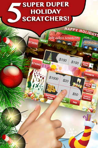 Jolly Jackpot Lotto - Lucky Christmas Scratchers screenshot 2