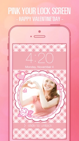 Pimp Lock Screen Wallpapers Pro - Pink Valentine's Day Special for iOS 7のおすすめ画像3