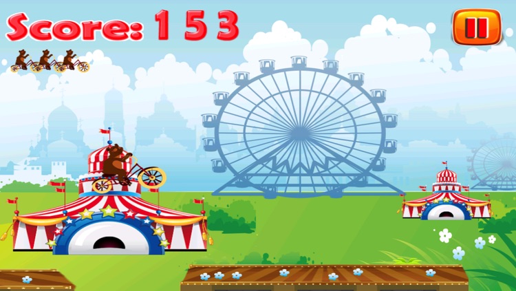 Crazy Circus Bear Bike Rage screenshot-3