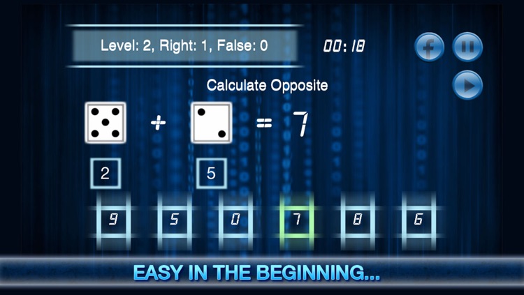 Dice Math - train your brain! screenshot-3