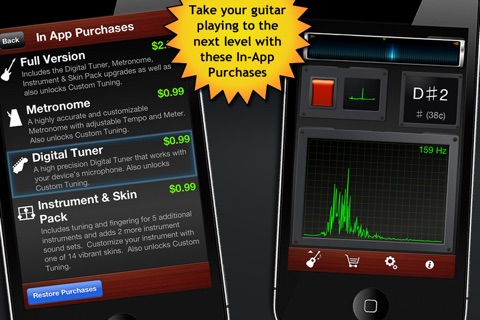 Guitar Suite Free - Metronome, Tuner, and Chords Library for Guitar, Bass, Ukulele screenshot 3