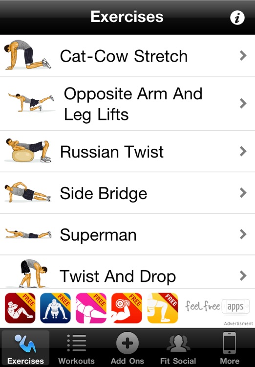 Core Workouts Free