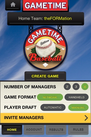 GameTime Fantasy Baseball screenshot 2