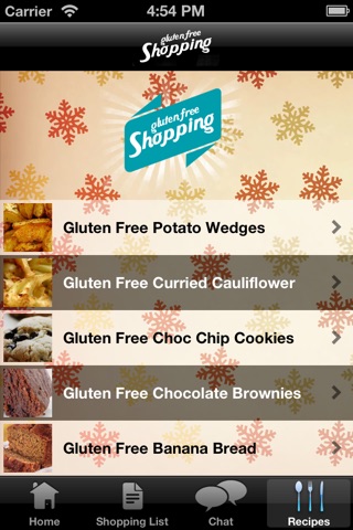 Gluten Free Shopping List & Recipes screenshot 4