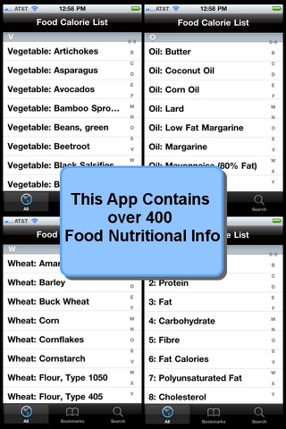 Food Calorie List screenshot 3
