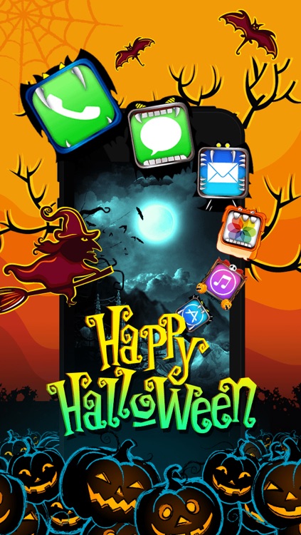 Halloween Home Screen Wallpaper Maker Pro - iOS 7 Edition