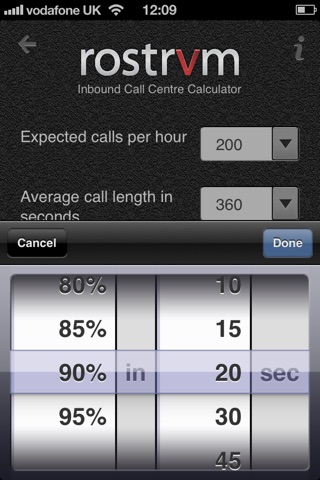 Rostrvm Call Centre Calculator screenshot 2