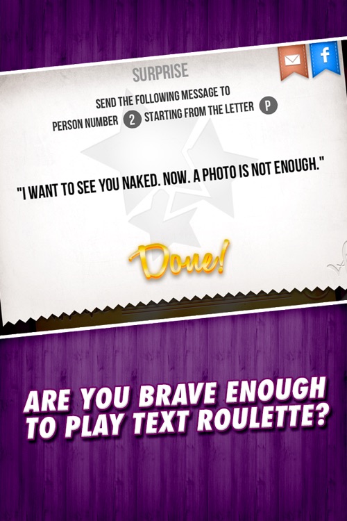 TEXT ROULETTE! - a social drinking game screenshot-4