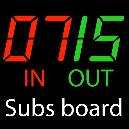 Football Substitute Number Board icon