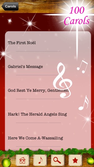 Christmas Carols - The 100 Most Beautiful Song Lyrics in the(圖2)-速報App