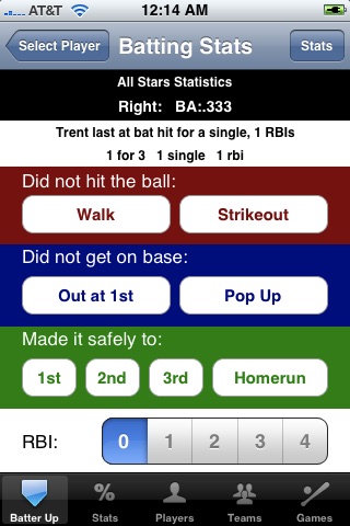 Baseball HittingTracker screenshot 2