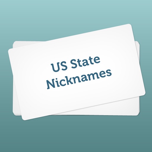 US State Nicknames Flash Cards icon