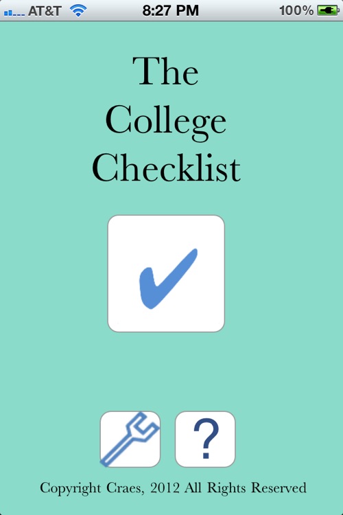 The College Checklist