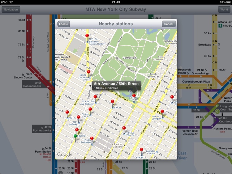 New York Subway for iPad screenshot-4