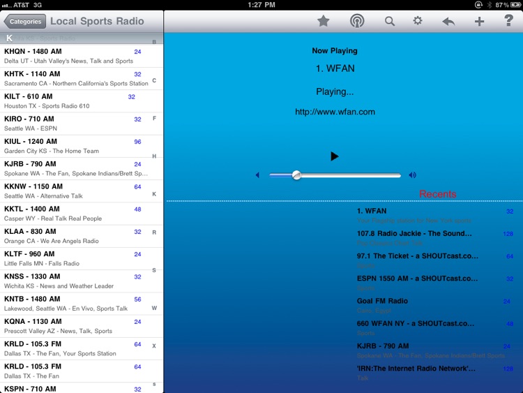 Sports Radio - iPad Edition