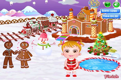 Baby Make Snowman - Holiday for Kids & Baby Game screenshot 2