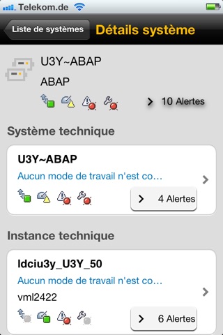 SAP System Monitoring screenshot 3