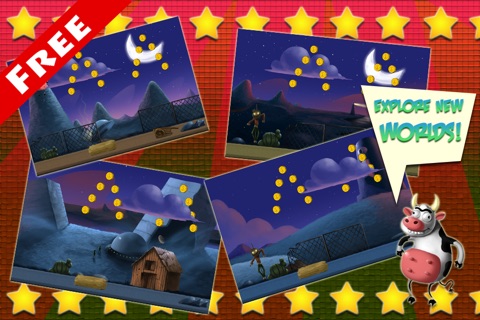 Bouncing Cow Jump - A Fun Bovine Adventure Game For Kids Of All Ages FREE screenshot 3