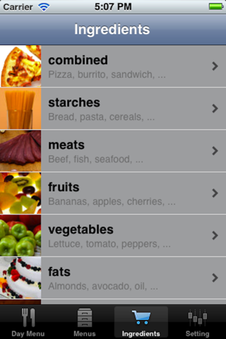 Diet Planner screenshot 2