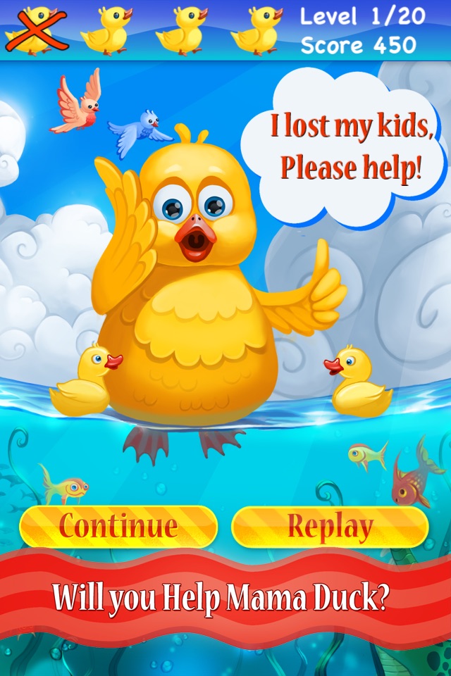 Help Mama Duck - FREE screenshot 4