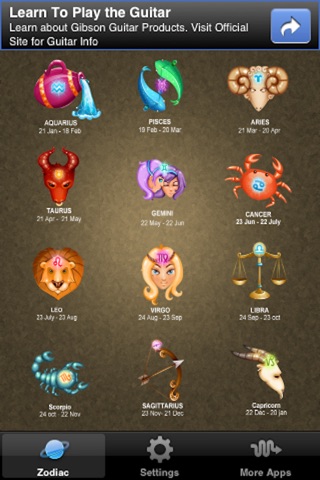 Horoscope 2012 screenshot 3