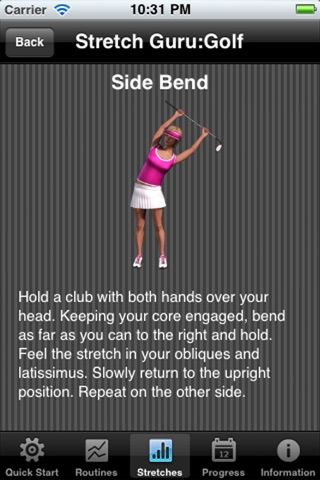 Stretch Guru:Golf screenshot 3