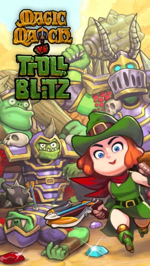 Magic Match vs. Troll Blitz Puzzle Battle(圖5)-速報App