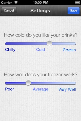 Drink in the Freezer Timer screenshot 3