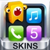 Icon Skins and Shelves for iPhone 5