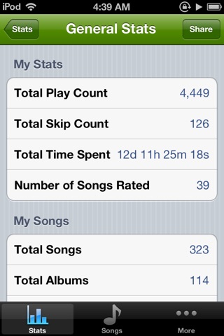 Music Stats screenshot 3