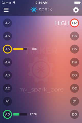 Spark Core screenshot 3