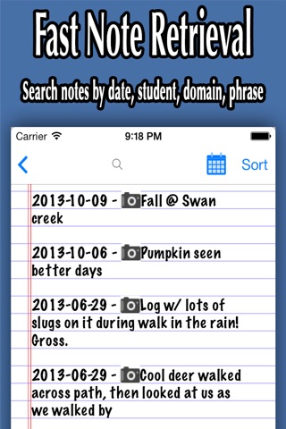 Teacher Notes screenshot 3